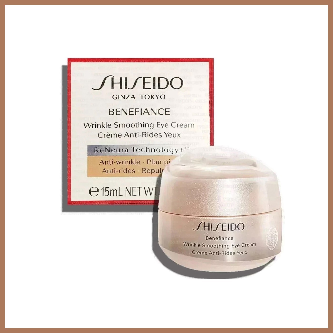 SHISEIDO - Benefiance Wrinkle Anti-Aging Smoothing Eye Cream 0.51oz / 15 ml