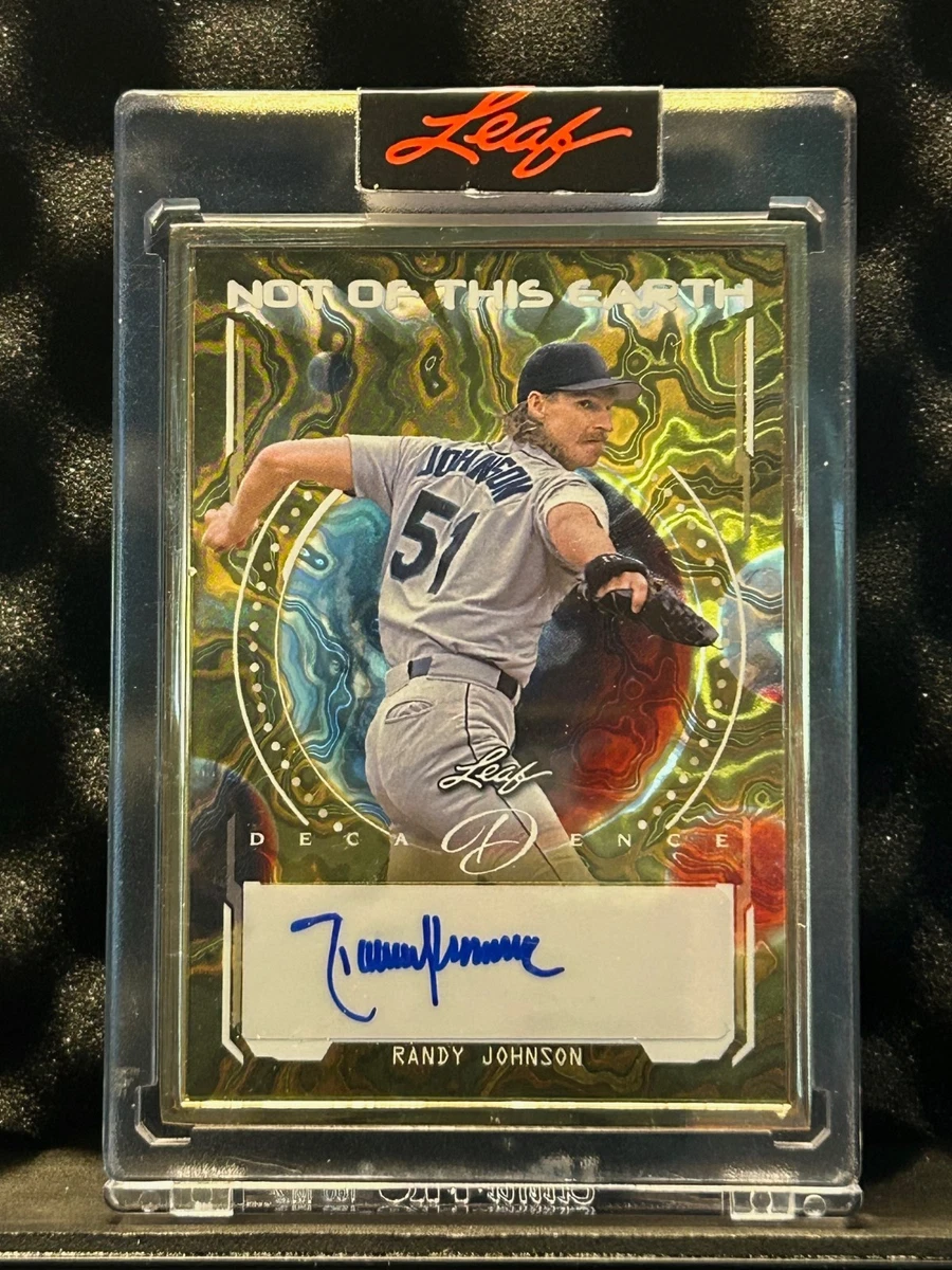 Leaf Randy Johnson Baseball Serial Numbered Sports Trading Cards