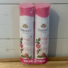 Yardley London English Rose Body Spray 2-Pack 2x 5.1 fl oz Floral Warm Woody New