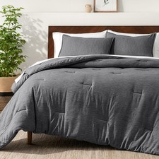 Comforter Set Full Size Ultra Soft Goose Down Alternative 1800 Series Bare Home