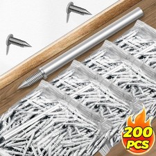 50-200x Double-Head Skirting Thread Seamless Nail Board Line No Mark Nail Screws