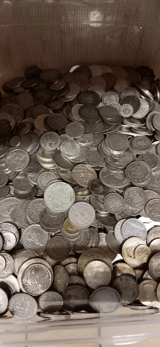 1 KG Silber Münzen , verschiedene Länder , Investment Lot , 1000g Silber Münzen