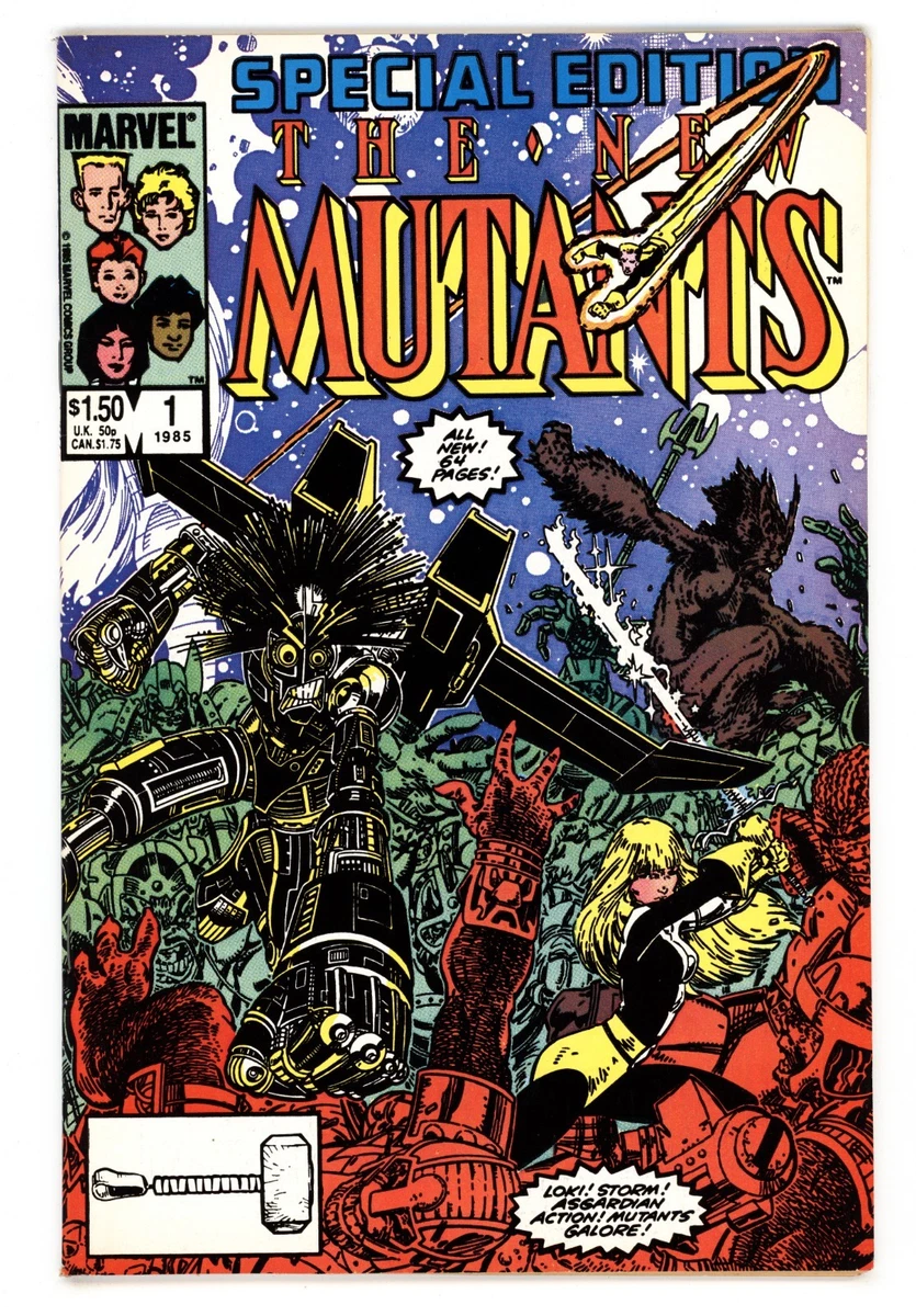 New Mutants Marvel Comics 9.4 Near Mint Comics, Graphic Novels