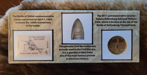 Civil War Relic Bullets Musket Ball Gettysburg Vicksburg Lot of 3