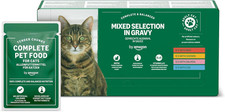 Wet Cat Food, for Adult Cats Mixed Selection in Sauce 4.8 Kg (48 Packs of 100 G) 0.07 per kilo