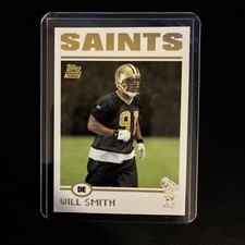 Will Smith 2004 Topps Football New Orleans Saints Rookie Card. rookie card picture
