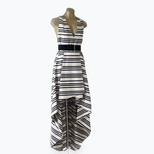 Alice and Olivia by Stacey Bendel asymmetrical gown size 10