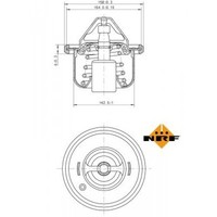Thermostat, KüHlmittel Easy Fit Nrf 725211 FüR Nissan Juke