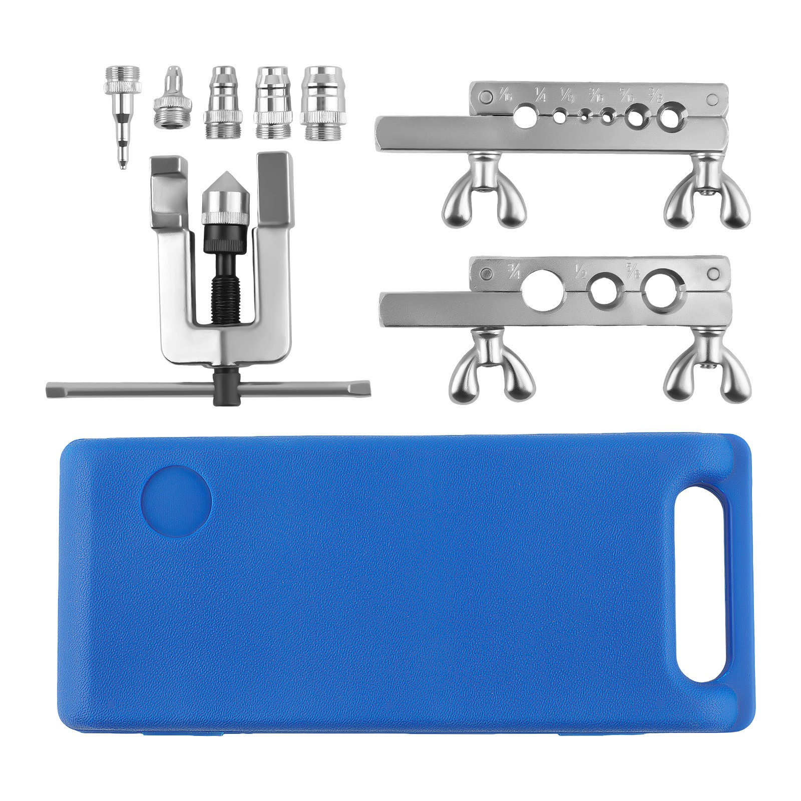 HVAC Flaring and Swaging Tool Kit Soft Refrigeration Copper Tubing 1/8-3/4'' OD