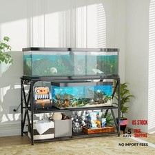 Fish Tank Stand, 49.2 x 19.7x 31.5 Inch,Industrial Aquarium Stand 55-75 Gallon