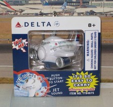 Airplane Key Chain Delta Airlines "New Color" W/Sound Light