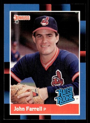 1988 Donruss #42b John Farrell RC Rookie Cleveland Indians