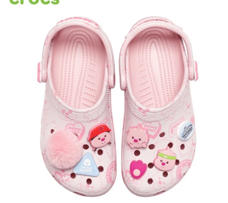 NUEVO ZUECO CROCS LOOPY CLASSIC 210552-90H Rosa Foto 4 de 4