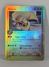 Pokemon Flareon Sandstorm Reverse Holo 2003 E-Series Card 5/100 on eBay