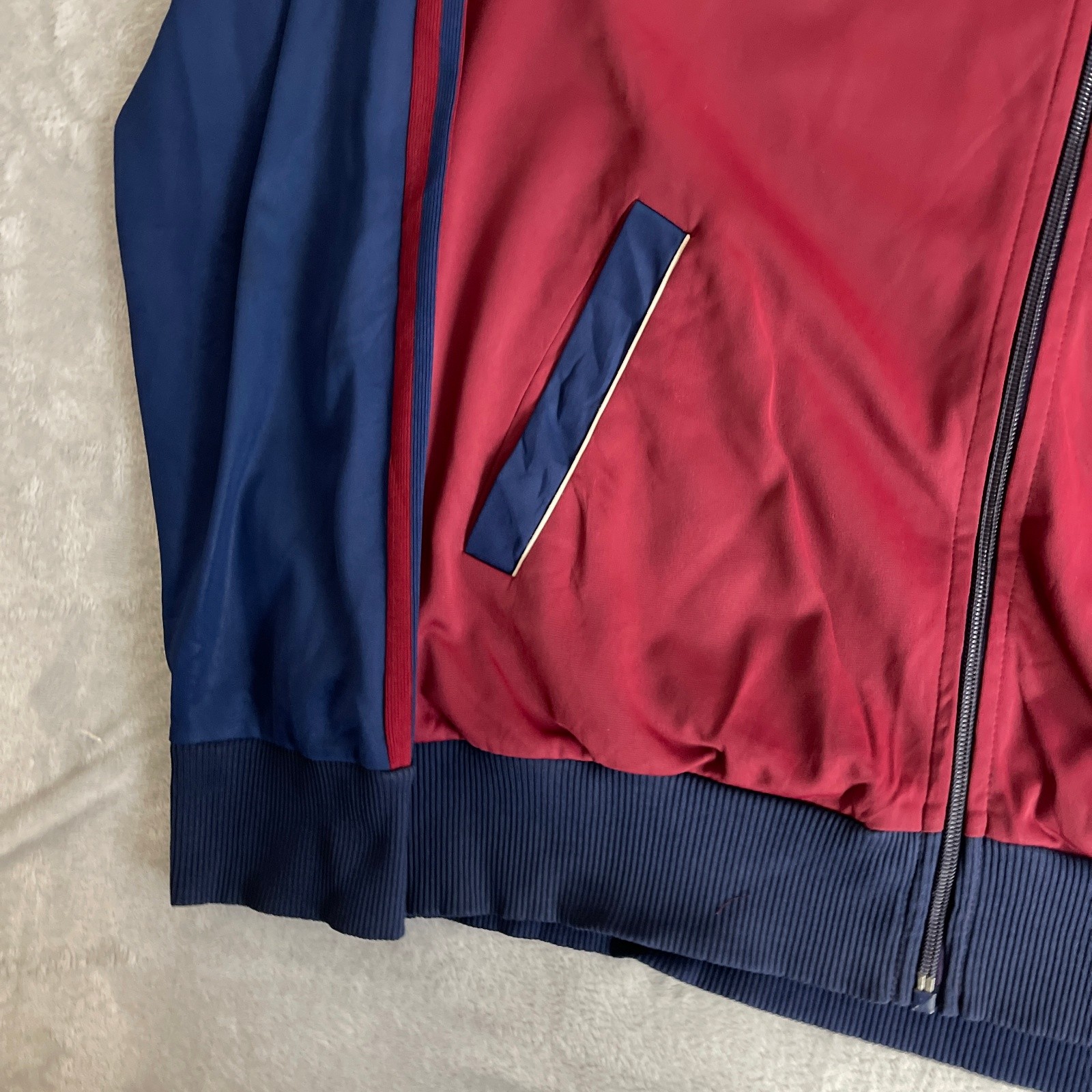 Adidas Vintage Track Jacket Men's Medium Maroon Trefoil Firebird West Germany thumbnail 8