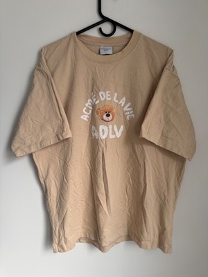Acme de la vie ADLV Bear Double Sided T Shirt Size 1 Large Streetwear Designer
