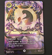 Disney Lorcana Dunbroch Family Tapestry Rare Foil 228/204 Enchanted