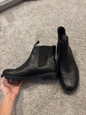 Timberland Boots Torrance Chelsea Black 77032 Leather Chukka Mens