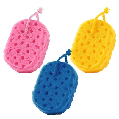  3 Pcs Soft Sponges for Bathing Products Body Scrubber Face Cleansing