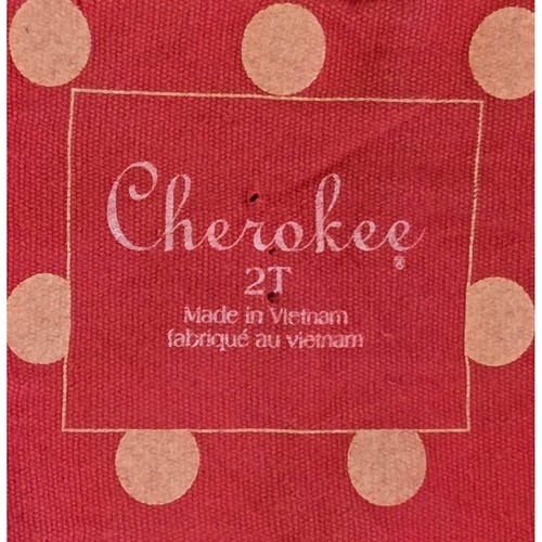 Cherokee Girls Plaid Dress Coat 2T Toddler Blue Pink Button Front - Picture 3 of 6