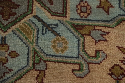 Handmade Traditional Wool Carpet Animals Pictorial Pattern Ziegler Area Rug 8x10 - Picture 10 of 14