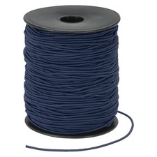 Elastic Cord, 1.5mm Stretchy Elastic String 100 Yards Dark Blue