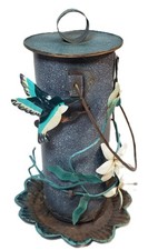 Vintage Style Rustic Decorative Metal Bird Feeder