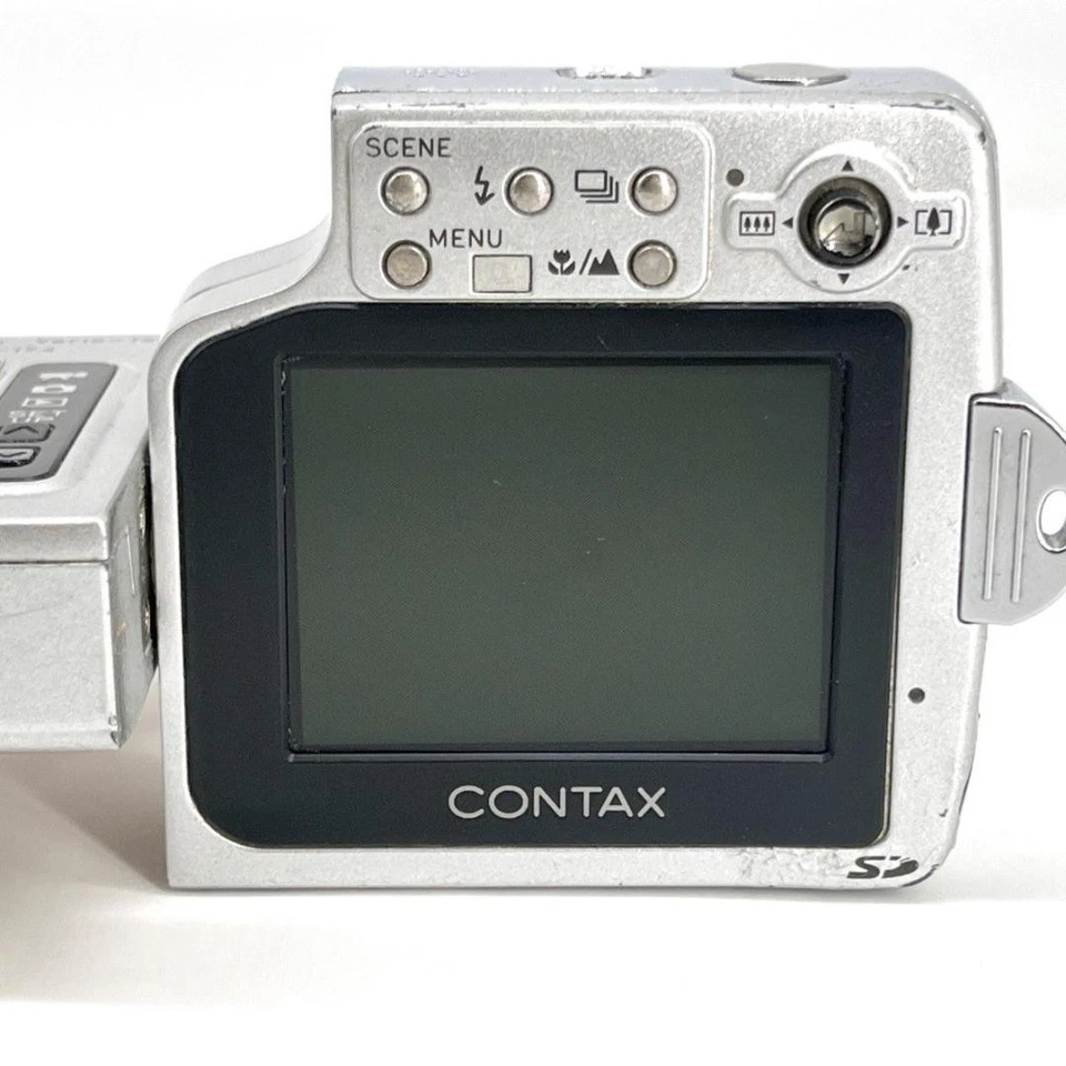 KYOCERA Contax U4R Digital Camera Orange Camel Carl Zeiss Vario-Tessar Lens - Image 4 of 4