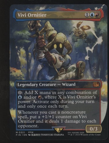 2025 Magic The Gathering MTG FIC EN Borderless Vivi Ornitier