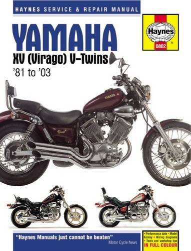 Yamaha XV Virago V-Twins 1981 - 2003 (Haynes Service & Repair Manual) - Haynes