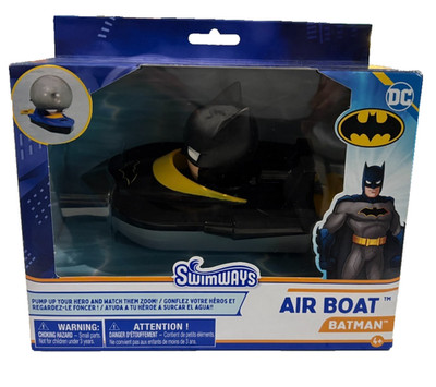 Swimways DC Batman Air Boat: Pool Splash Toy for Ages 4+