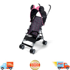 Disney Baby Minnie Mouse Umbrella Stroller, Comfort Height, Storage Basket, New