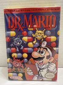 Dr Mario (Nintendo NES) Complete in Box CIB Very Good Shape W/ Case - TESTED