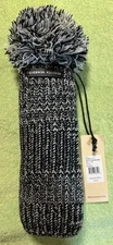 REBECCA MINKOFF  MARLED SET BEANIE/ARM WARMER●1 SIZE 976 BLACK.