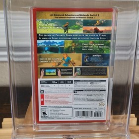 Breath of the Wild PSA 10 A++ 1st Print Nintendo Switch 2 125903A Graded Game