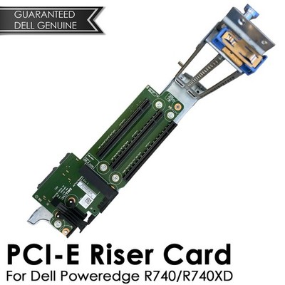 New Dell PoweEdge R740/R740xd PCI-E 3.0 2x (x8), 1x (x16) Riser Card 2D RN1V2