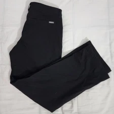 Eddie Bauer Fleece-Lined Tech Flannel Pants Mens 34x30 Black  Hiking Outdoor 