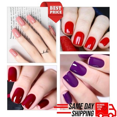 Full Size Nail Wraps Stickers Polish Look Art Self Stick Strips USA
