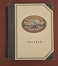 Hallmark Travel Journal - Adventure Road - 40 Sheets 80 Pages 20 Trips - NEW