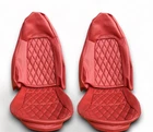 Seat covers for Smart 451 Brabus diamond no protective covers red