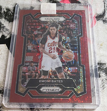 Panini 2023-24 Prizm Emoni Bates Rookie Card #169 Red Fast Break /100. rookie card picture