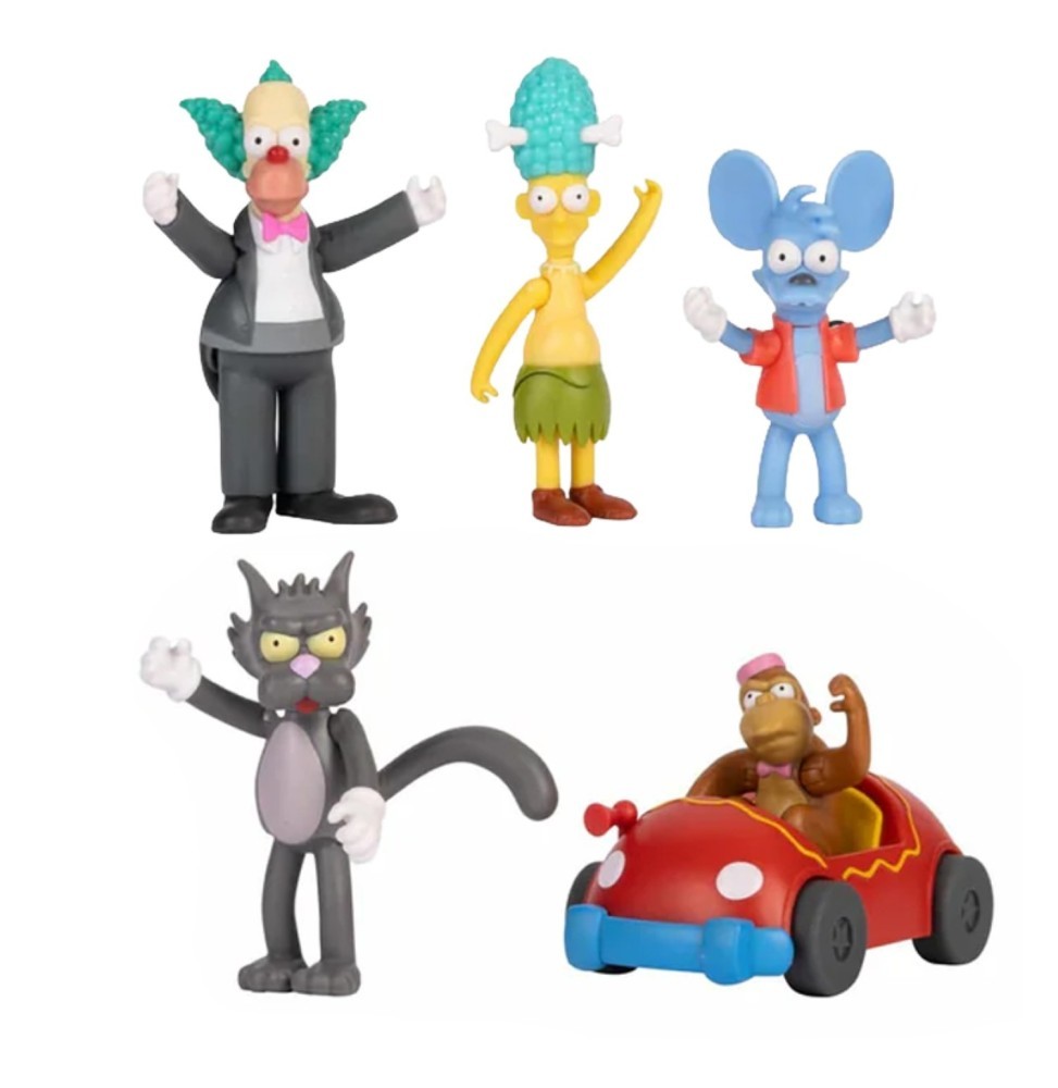 Figurine Krusty The Simpsons de 6 cm pour bureau geek