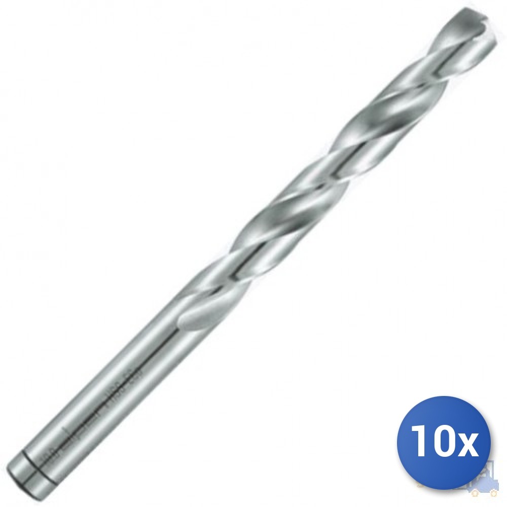 10x Punte Alpen Metallo 4,2mm HSS Cobalto DIN 338 RN | Top Qualità