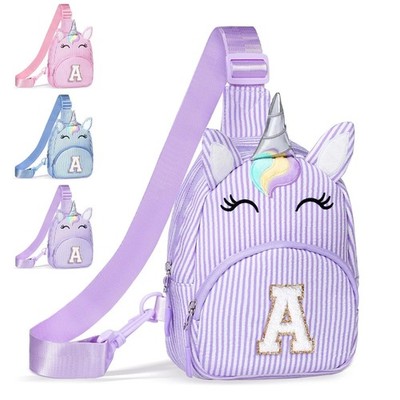 Purple Unicorn Little Girl Purse Birthday Kindergarten Graduation Gifts for 3...