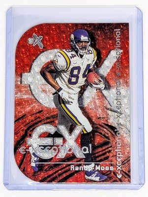 2000 E-X E-Xceptional Red #10XC Randy Moss Minnesota Vikings HOF