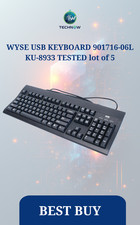 WYSE USB KEYBOARD 901716-06L KU-8933 TESTED lot of 5