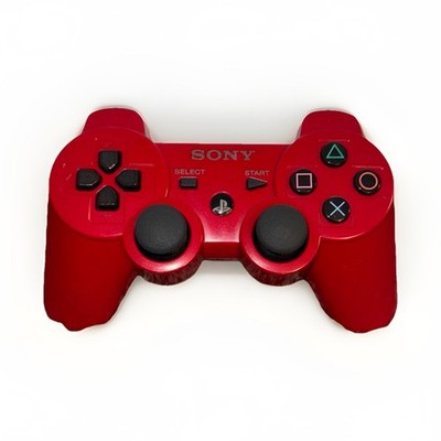 Sony PlayStation 3 Red Wireless Controller CECHZC2UA Ergonomic Plastic