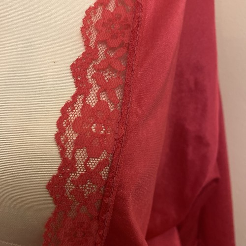 Vtg. Capri 2 Pc. Red Teddy Romper & Matching Robe Union Label Sz.Medium - Picture 10 of 19
