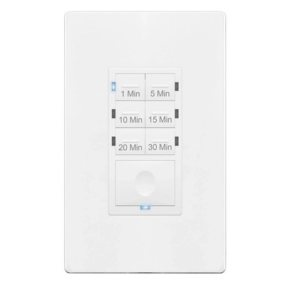 ENERLITES Countdown Timer Switch for Bathroom Fans and Lights 1-30 Min NeutralB0