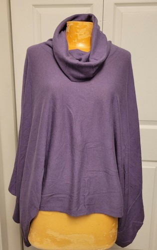 Theory Purple Turtle Neck Oversized 